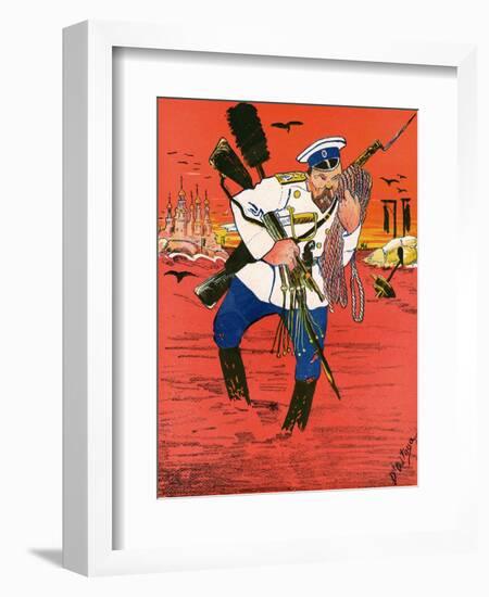 Nicolas II, Beurre 1908-null-Framed Art Print