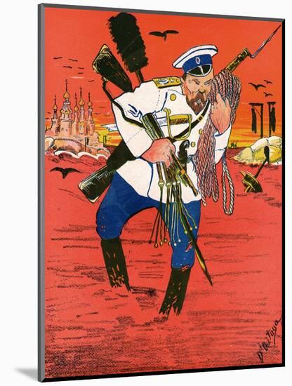 Nicolas II, Beurre 1908-null-Mounted Art Print