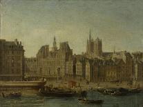 Le Pont Neuf et la Cité, vus du quai de Conti, 1772-Nicolas Jean Baptiste Raguenet-Giclee Print