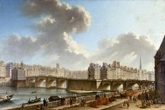 The Place De Grève in Paris, 1746-Nicolas Jean Baptiste Raguenet-Giclee Print