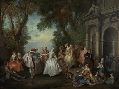 Dance before a Fountain, c.1724