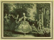 'Mlle. Camargo Dancing', 1730, (c1915)-Nicolas Lancret-Giclee Print