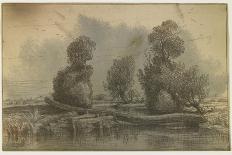 Cliche Verre - Landscape-Nicolas Louis Cabat-Giclee Print