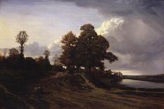 An Autumn Evening, 1852-Nicolas Louis Cabat-Mounted Giclee Print