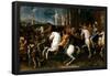Nicolas Poussin / 'Atalanta and Meleager's Hunt', 1634-1639, French School, Oil on canvas, 160 c...-NICOLAS POUSSIN-Framed Poster