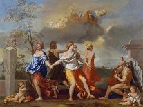 Inspiration of Poet, Circa 1630-Nicolas Poussin-Giclee Print