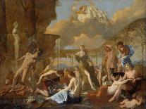 Inspiration of Poet, Circa 1630-Nicolas Poussin-Giclee Print