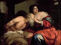 St. Sebastian Tended by St. Irene-Nicolas Regnier-Giclee Print