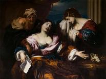 The Death of Sophonisba, 1665-1667 (Oil on Canvas)-Nicolas Regnier-Giclee Print