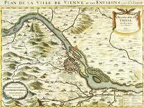 Map of the City of Vienna, 1692-Nicolas Sanson D'abbeville-Stretched Canvas