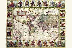 Orbis Terrarum Typus de Integro In Plurimis Emendatus, Auctus... [1660]-Nicolas Visscher-Premium Giclee Print