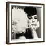 Nicole de la Marge in a Peter Shepherd Velvet Cap, 1965-John French-Framed Giclee Print