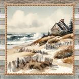 Cape Cod Shoreline-Nicole DeCamp-Stretched Canvas