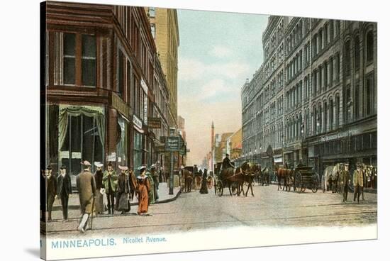 Nicollet Avenue, Minneapolis, Minnesota-null-Stretched Canvas