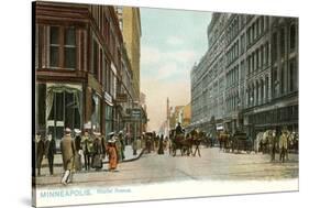 Nicollet Avenue, Minneapolis, Minnesota-null-Stretched Canvas