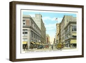 Nicollet Avenue, Minneapolis, Minnesota-null-Framed Art Print