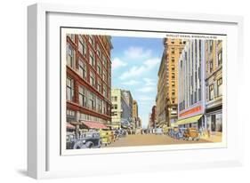 Nicollet Avenue, Minneapolis, Minnesota-null-Framed Art Print