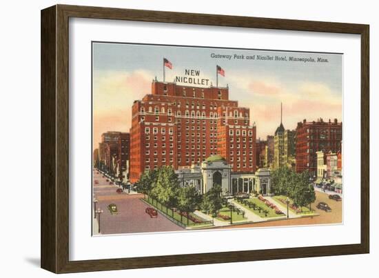 Nicollet Hotel, Minneapolis, Minnesota-null-Framed Art Print