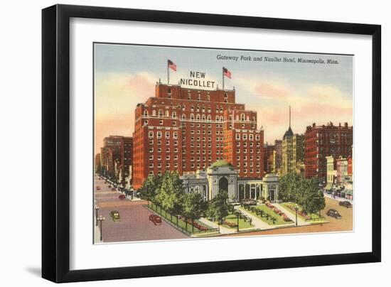 Nicollet Hotel, Minneapolis, Minnesota-null-Framed Art Print