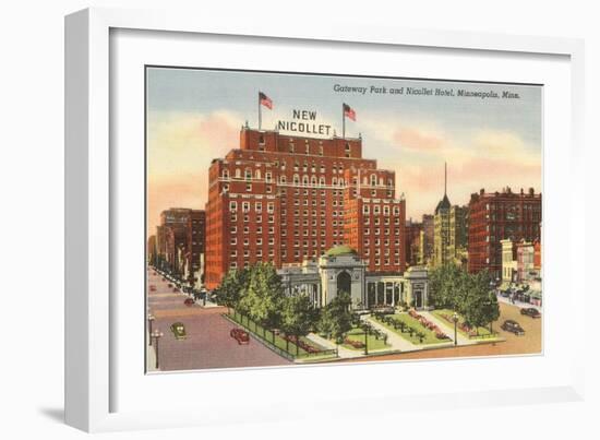 Nicollet Hotel, Minneapolis, Minnesota-null-Framed Art Print