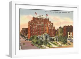 Nicollet Hotel, Minneapolis, Minnesota-null-Framed Art Print