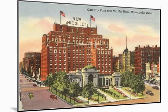 Nicollet Hotel, Minneapolis, Minnesota-null-Mounted Art Print