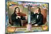 Nicolo Paganini and Frederic Chopin, C1900-null-Mounted Giclee Print
