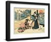 Nidanme-Utagawa Kuniyasu-Framed Giclee Print