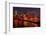 Niederhafen of Hamburg, at Night-Thomas Ebelt-Framed Photographic Print