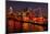 Niederhafen of Hamburg, at Night-Thomas Ebelt-Mounted Photographic Print