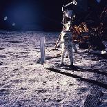Apollo 11 Aldrin-Niel Armstrong-Laminated Photographic Print