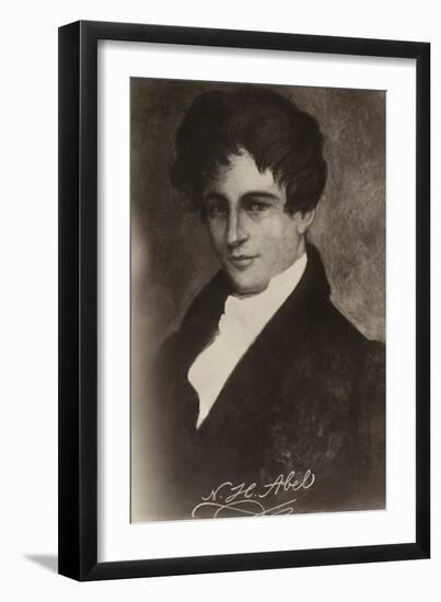 Niels Henrik Abel (1801-1829), Norwegian Mathematician-null-Framed Giclee Print