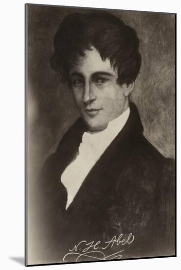 Niels Henrik Abel (1801-1829), Norwegian Mathematician-null-Mounted Giclee Print