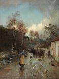 After Rain, 1889-1892-Niels Moller Lund-Framed Giclee Print