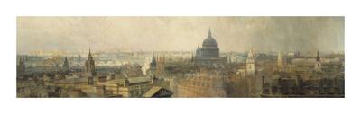 Newcastle Upon Tyne from the East, 1898-Niels Moller Lund-Giclee Print