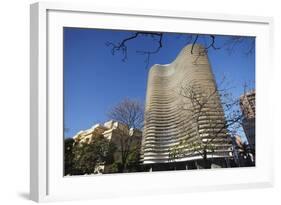 Niemeyer Building, Belo Horizonte, Minas Gerais, Brazil, South America-Ian Trower-Framed Photographic Print