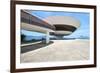 Niemeyer Museum of Contemporary Arts, Niteroi, Rio De Janeiro, Brazil, South America-Gabrielle and Michael Therin-Weise-Framed Photographic Print