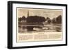 Nienburg Weser, Dampfer, Weserschlößchen, Lied-null-Framed Giclee Print