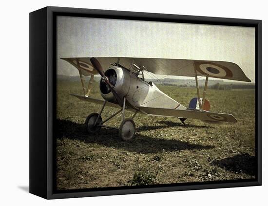 Nieuport Biplane, Aisne, France, 1917-Fernand Cuville-Framed Stretched Canvas