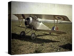 Nieuport Biplane, Aisne, France, 1917-Fernand Cuville-Stretched Canvas
