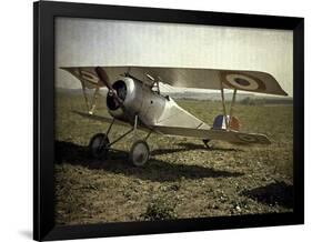 Nieuport Biplane, Aisne, France, 1917-Fernand Cuville-Framed Giclee Print