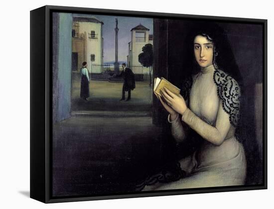 Nieves-Julio Romero de Torres-Framed Stretched Canvas