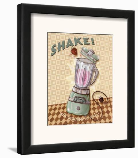 Nifty Fifties, Shake-Charlene Audrey-Framed Art Print