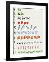 Nifty Numbers - Count-Lisa Stickley-Framed Giclee Print