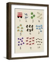 Nifty Numbers - Total-Lisa Stickley-Framed Giclee Print