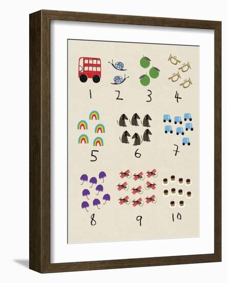 Nifty Numbers - Total-Lisa Stickley-Framed Giclee Print