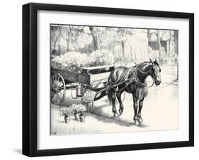 Nig; And Noon-C.W. Anderson-Framed Art Print