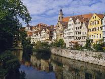 Buildings Overlooking the Neckar River at Tubingen, Baden Wurttemberg, Germany, Europe-Nigel Blythe-Photographic Print