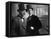 Nigel Bruce and Basil Rathbone: The Hound of The Baskervilles, 1939-null-Framed Stretched Canvas