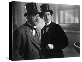 Nigel Bruce and Basil Rathbone: The Hound of The Baskervilles, 1939-null-Stretched Canvas